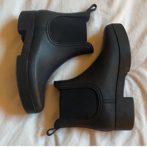 Jeffrey Campbell Chelsea Boots Rubber Boots Waterproof Fisherman Corps Motoboho - Picture 7 of 8